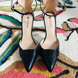 NWT Target x Altuzarra Black Pointed Ankle Heels